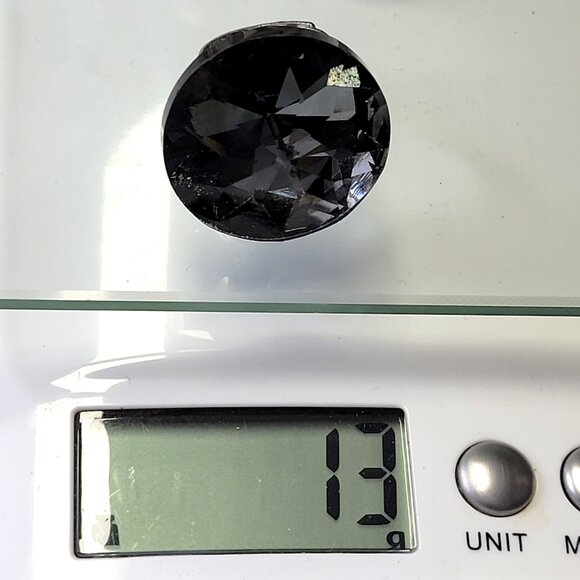 Huge Crystal Fashion Stretch Ring, Large Statement Crystal Ring,Cocktail Ring - Picture 9 of 9